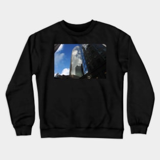 Cloud Reflections in the Windows Crewneck Sweatshirt